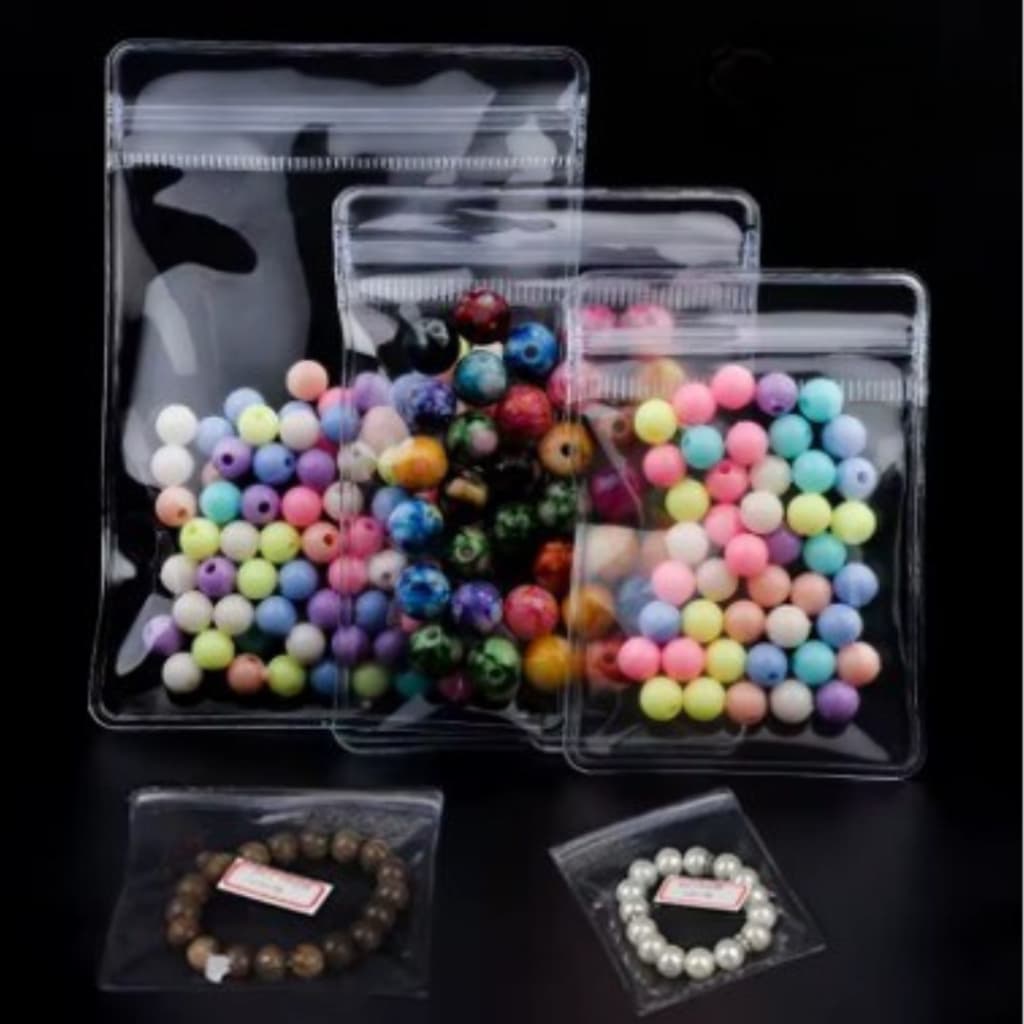 Saquinhos Herméticos com Zíper 6x8cm 4x6cm – Kit 20/40/100 Unidades para Joias e Lembrancinhas