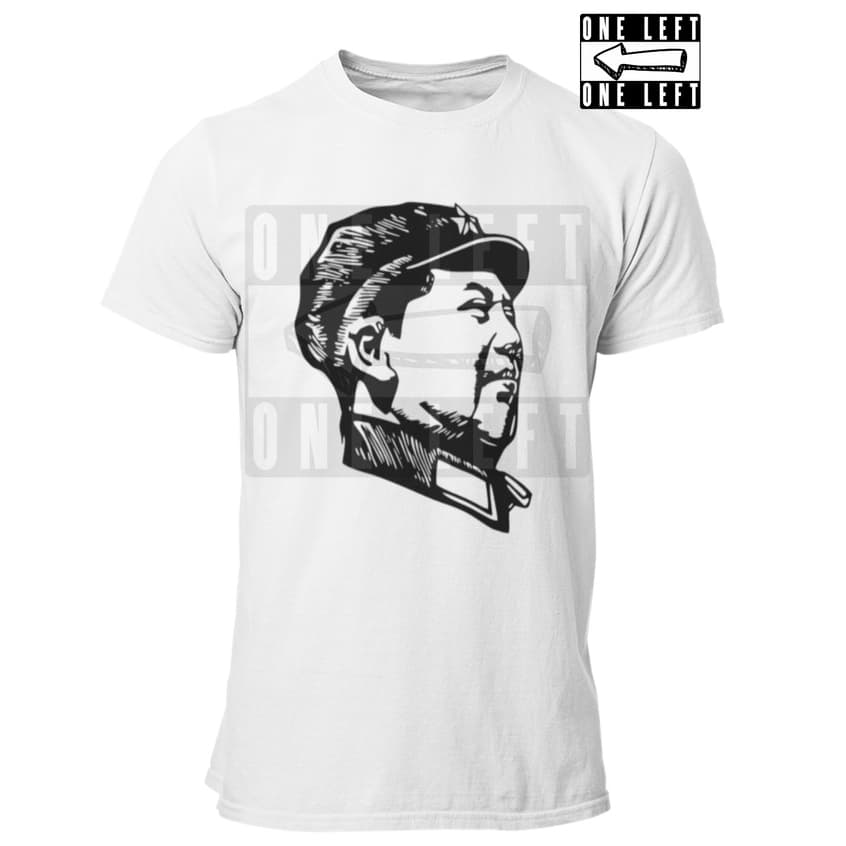 Camiseta Mao Tsé-Tung Camisa 100% Algodão Blusa Unissex An Revolução Comunista