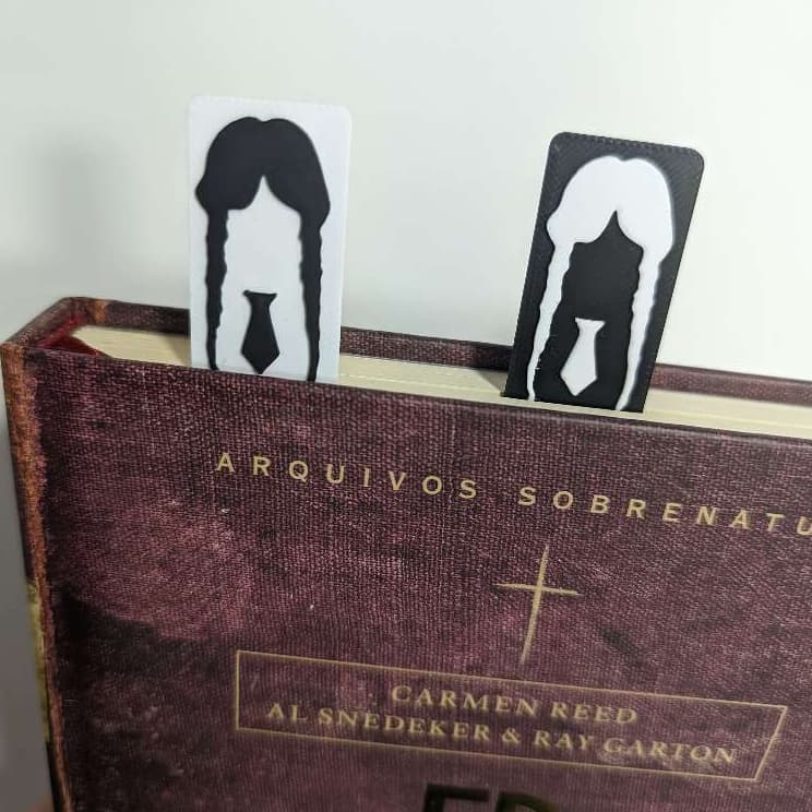 Marcador de Livro de Wandinha Addams