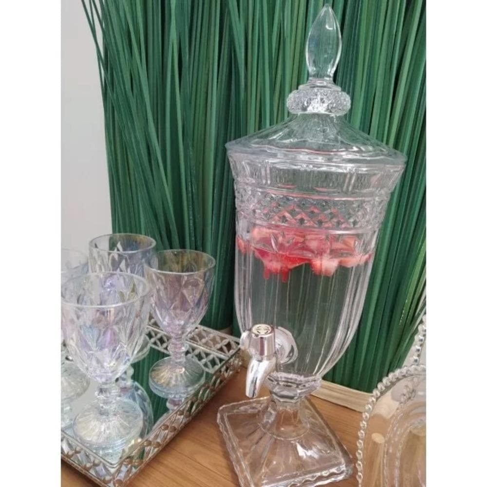 Suqueira para bebidas cristal collection de Vidro