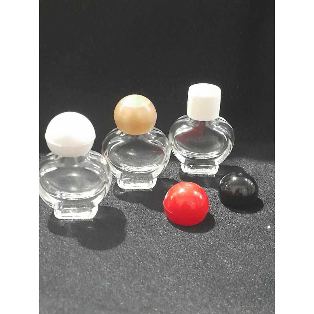 Kit 30unid Frasco Vidro 5ml Coração, porta perfume, óleo de unção, água Benta - Novidade