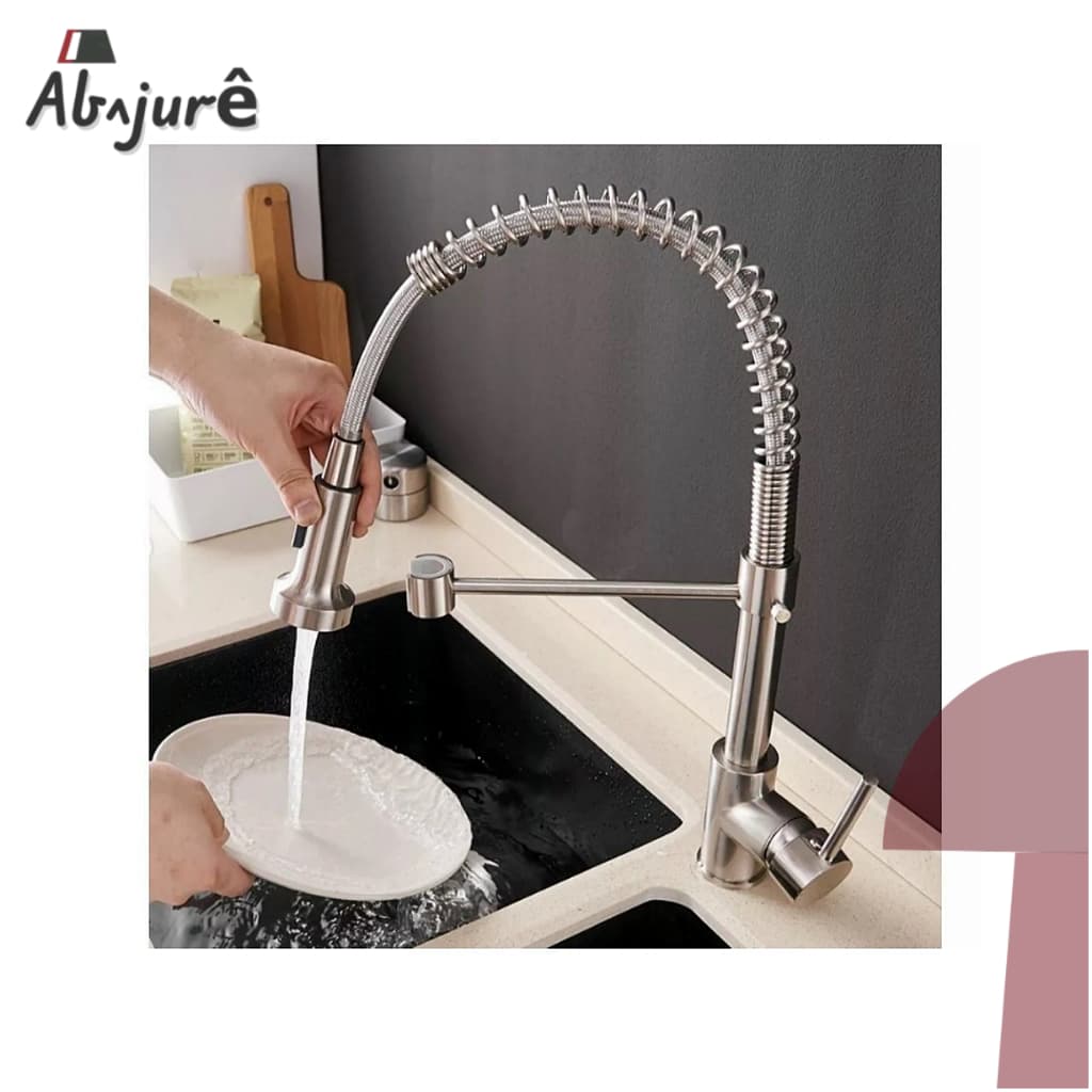 Torneira Cozinha Gourmet Misturador Quente E Fria Ducha Duo Spray Torneiras Extraíveis Premium