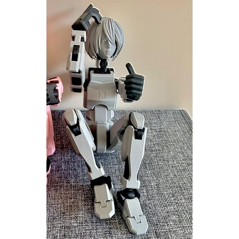 Cabeça Nier Automata 2B para Dummy 13 Acessórios Brinquedo Decoração - Impressão 3D