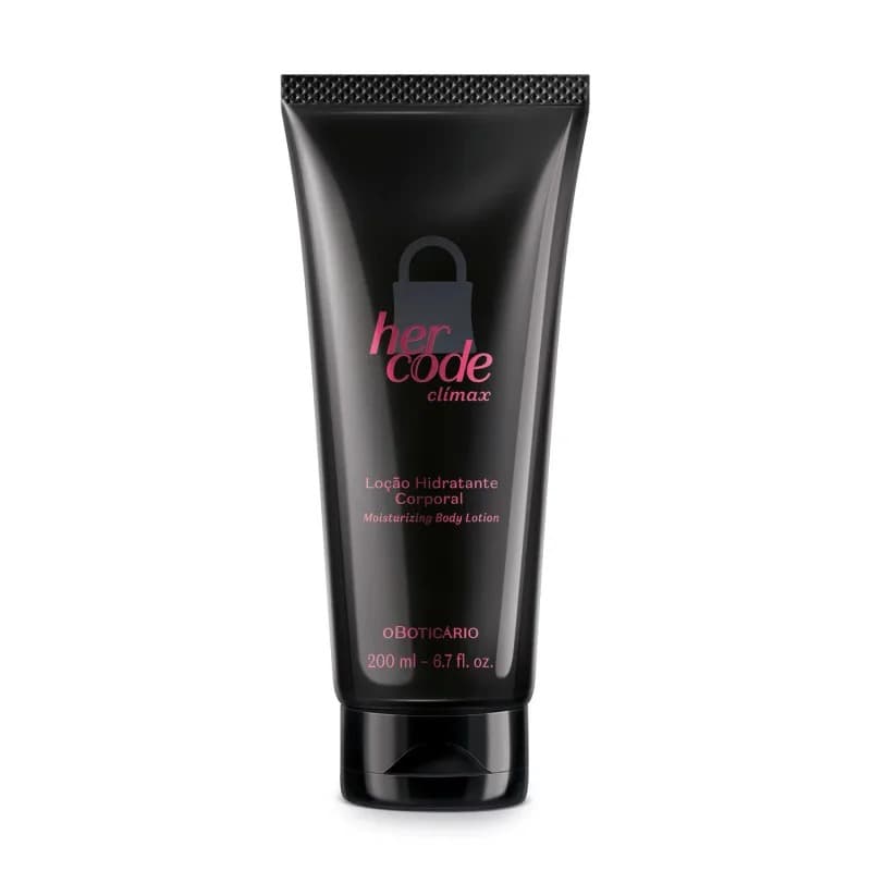 Loção Hidratante Desodorante Corporal Her Code Clímax 200ml o Boticário VAL - 08/2028