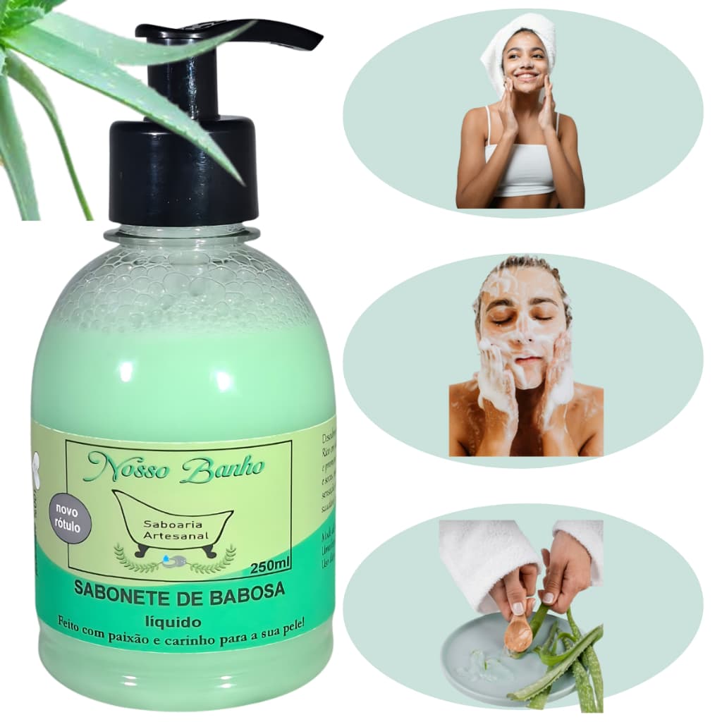 Sabonete Babosa Líquido Opção Natural e Eficaz para a Pele
