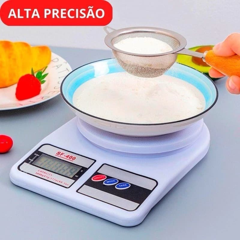 Balança Digital De Precisão 1g À 10kg Cozinha Dieta Fitness Nutrição Cozinha Balança Portátil