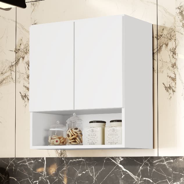 Modulo Suspenso Multiuso Bela 2 Portas para Cozinha