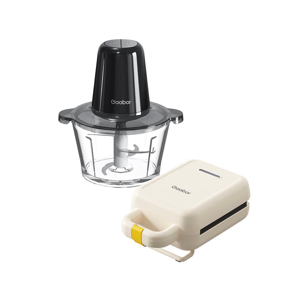 [Venda em Conjunto] Gaabor Moedor de Carne 2L MG-15M02A Cozinha Conveniente Exclusiva + Sanduicheira Elétrica SM60M