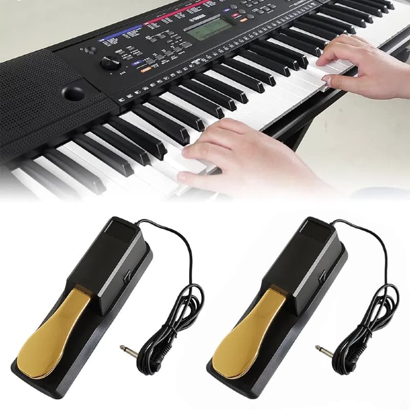 Pedal Sustain Teclado Universal Yamaha Roland Durável Resistente