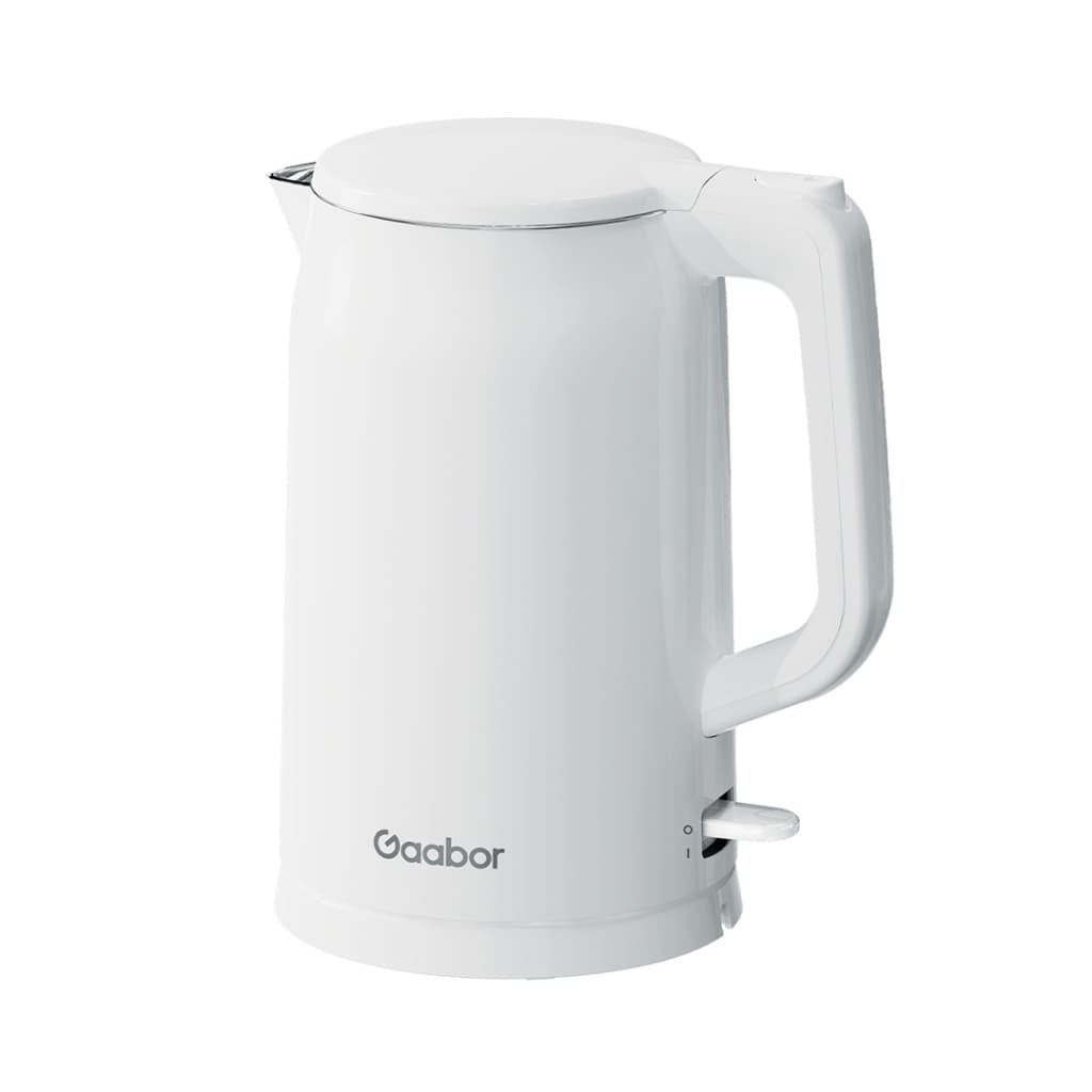 Gaabor Chaleira Elétrica 1,7L em Aço Inoxidável com Parede Dupla Resistente ao Calor EK20M-WH01A