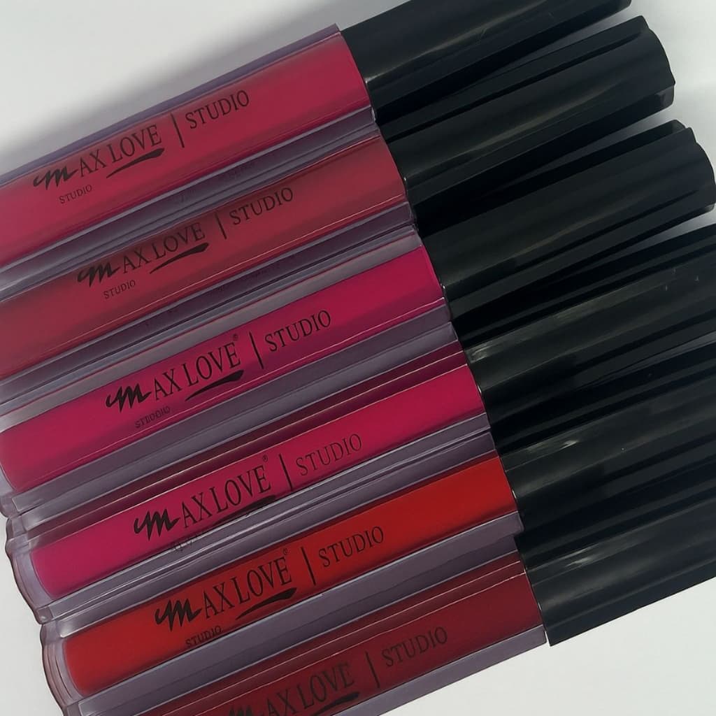 Batom Líquido Max Love 24h Matte - Cores 722 a 727, Alta Fixação e Longa Duração