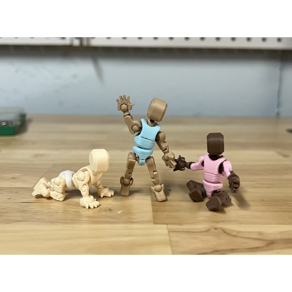 Bebê Dummy 13 Articulado Criança Brinquedo Varias Poses Decoração - Impressão 3D