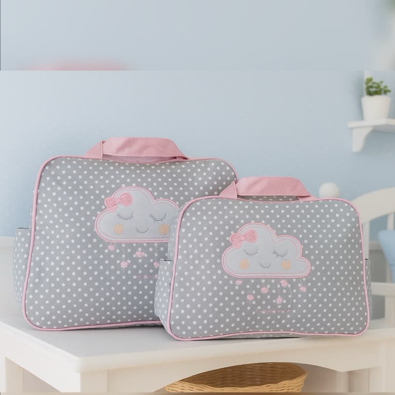 Bolsa Maternidade Kit 2 Bolsas leve Espaçosas Super Promoção
