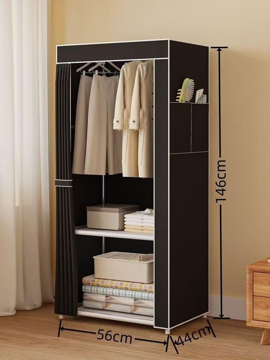 Guarda Roupa Dobrável Organizador Multiuso Roupeiro Armário Portátil para Quarto