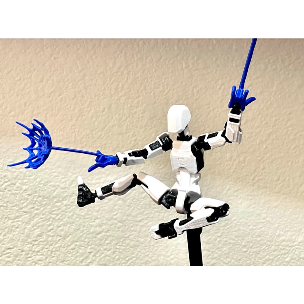 Mãos com Teia do Homem Aranha para Dummy 13 Acessórios Brinquedo Decoração - Impressão 3D