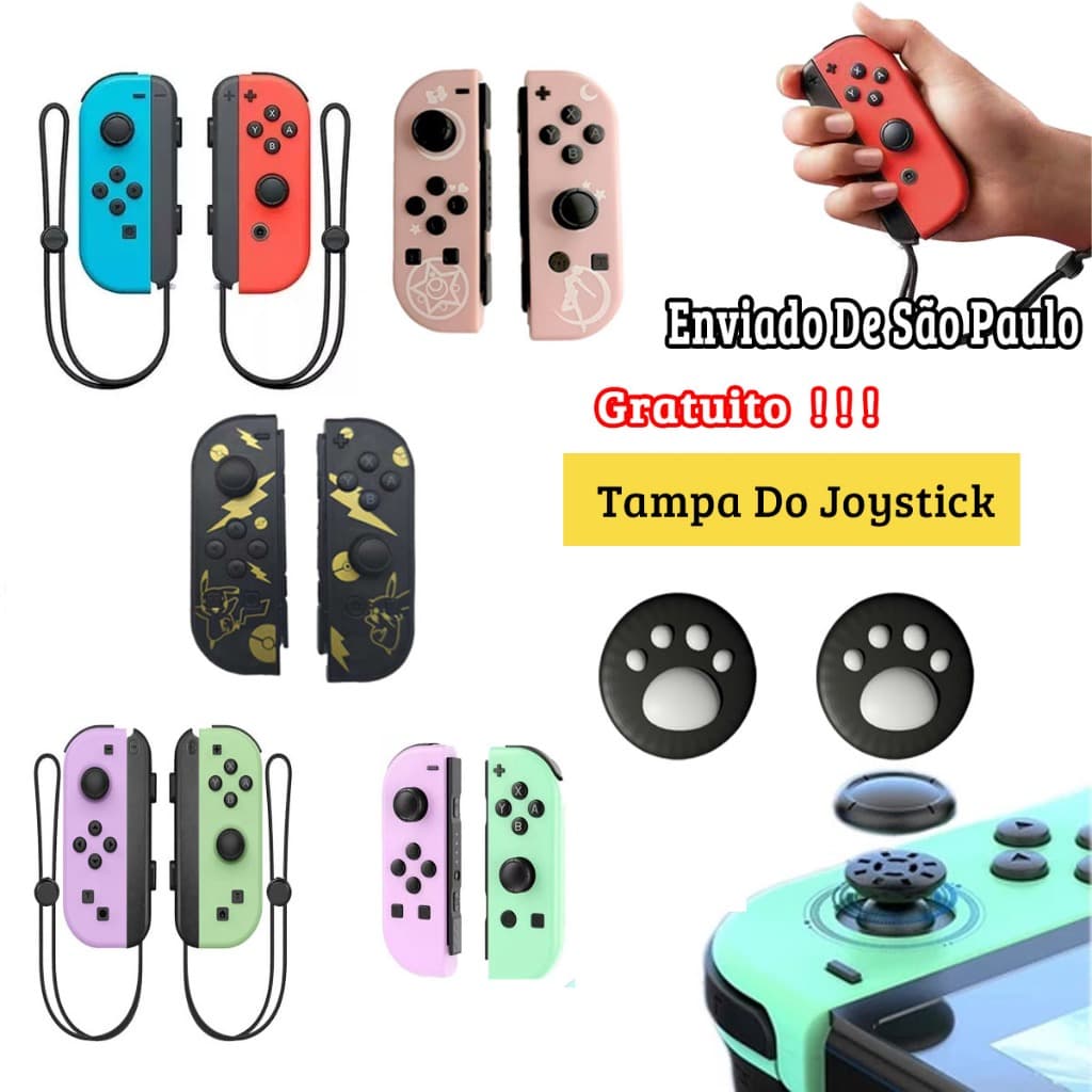 Gamepad Compatível Com Nintendo Switch Oled Suporte De Console Controlador Bluetooth Para Esquerda E Direita Joystick
