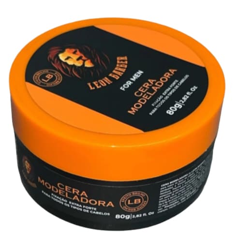 Cera Modeladora Para Cabelo Leon Barber 80g
