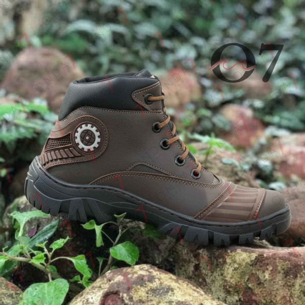 Bota Coturno Masculino Motociclista Militar Cano Médio Tático Adventure Antiderrapante