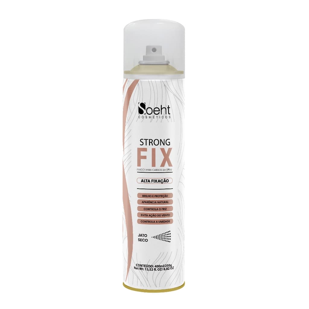 Fixador de Cabelo 400ml ( Alta Fixação ) - Strong Fix