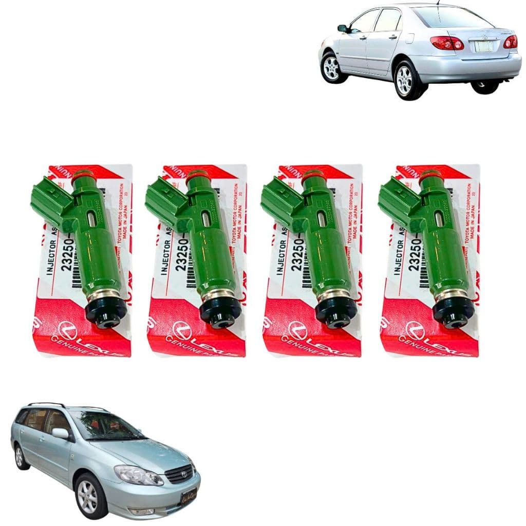 Kit 4x Bico Injetor Toyota Corolla Fielder 1.8 16v 2003 á 2008 - 23250-22040  040