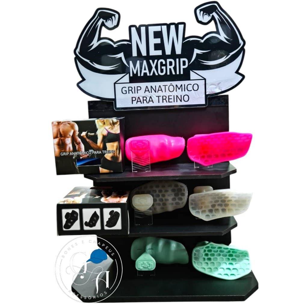 Grip Anatômico Luva de Academia Musculação Crossfit Munhequeira Fit Treino Luva Fitness