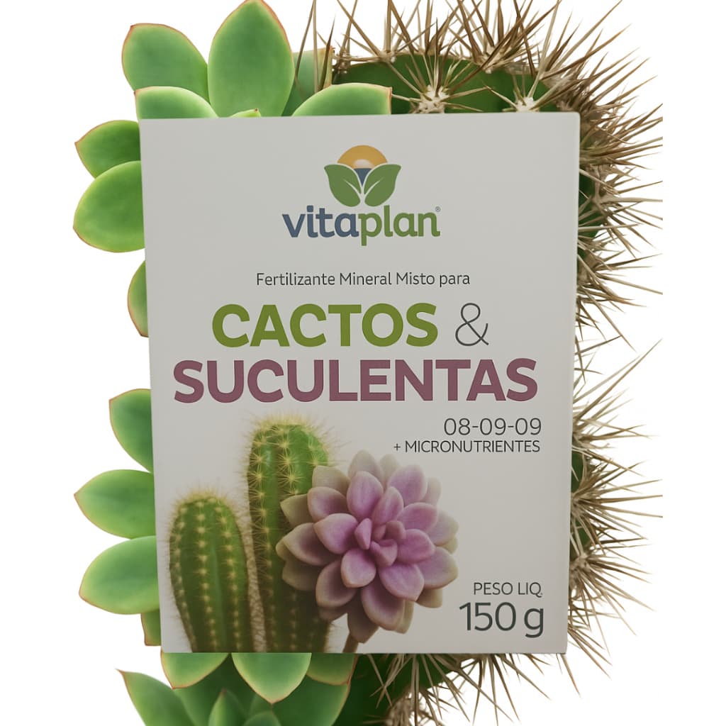 Fertilizante Para Cactos E Suculentas 150gr Vitaplan