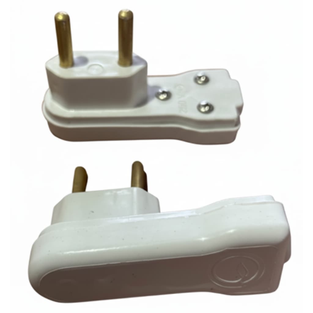 Adaptador Tomada Prensa Cabo 10A 2 Pinos Alta Qualidade [Envio HOJE]