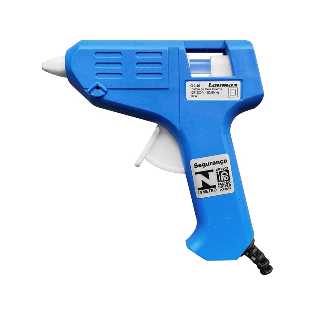 Pistola de Cola Quente com 2 bastões Bivolt - Lanmax