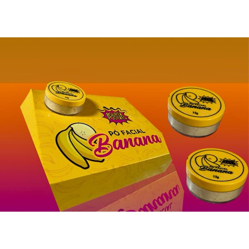 Pó Facial Banana #super Poderes Makeup