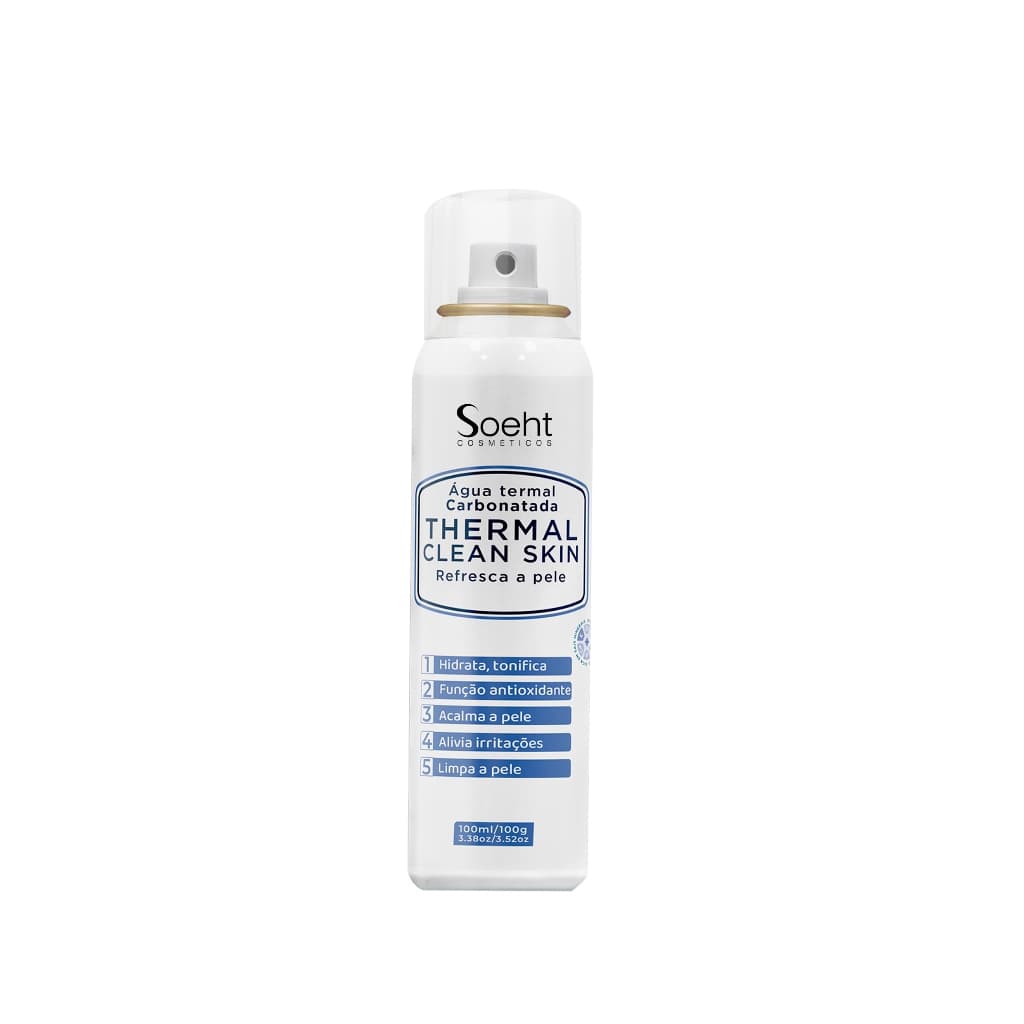 ÁGUA THERMAL  COM GÁS 100ml - THERMAL CLEAN SKIN