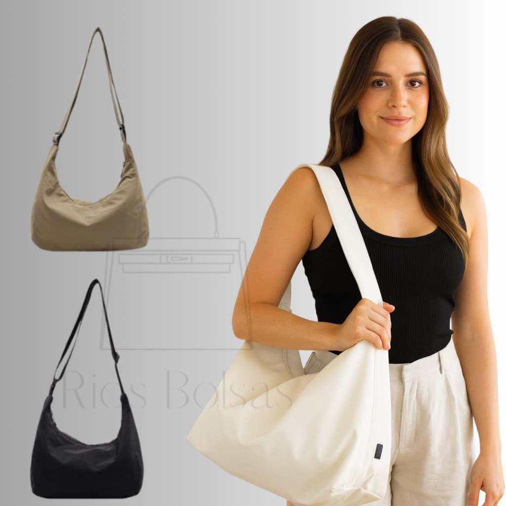 Bolsa Tiracolo Grande Feminina Casual com Alça Ajustável