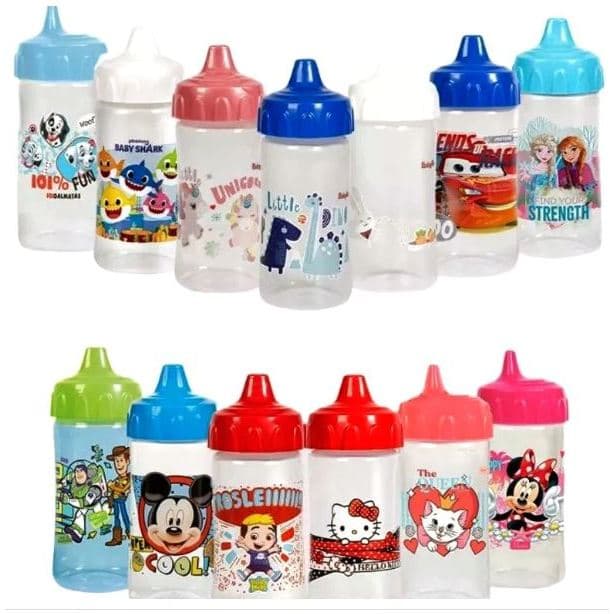 Copo De Transição Infantil C/ Válvula Redutora de Pingos 240ml  BabyGo