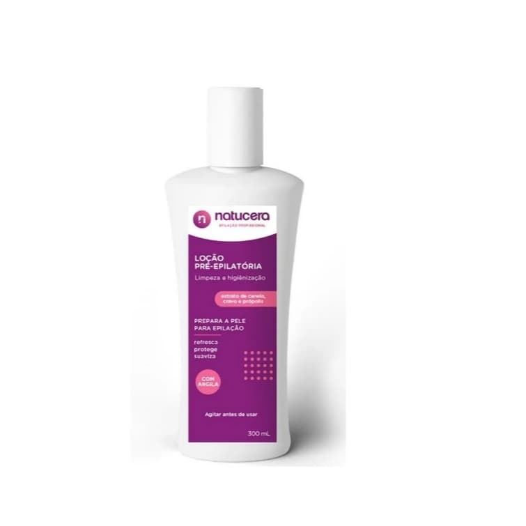 Loção de limpeza e higienização pré epilatória Natucera 300ml