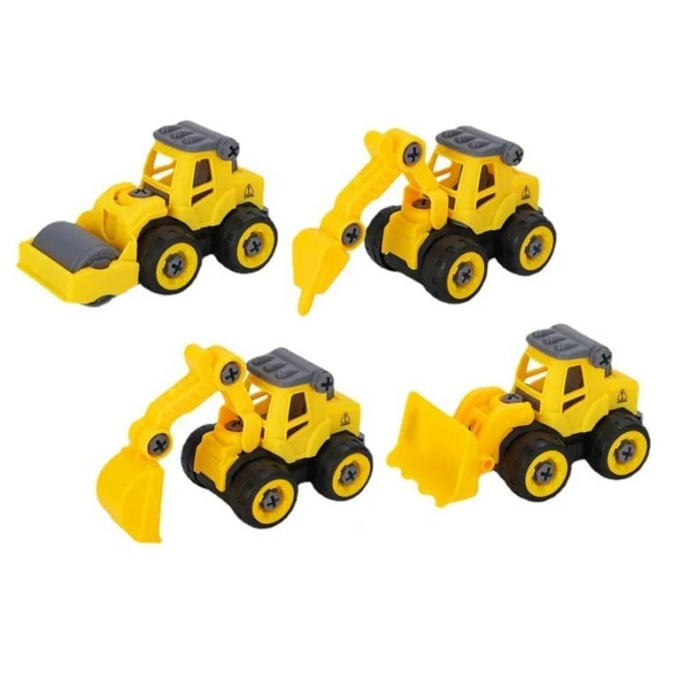 Carrinho De Construção C/ Chave Monta e Desmonta