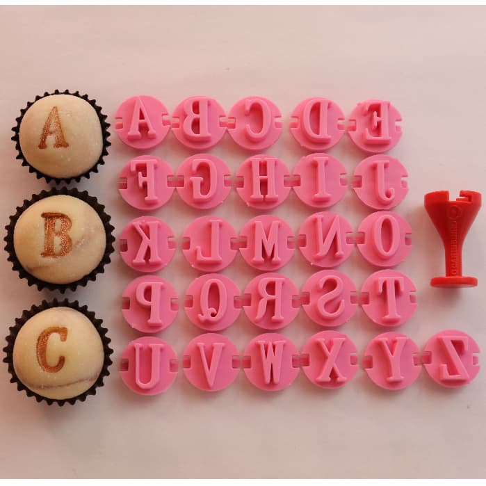Carimbos para brigadeiros - Letras Clássicas - O ORIGINAL!
