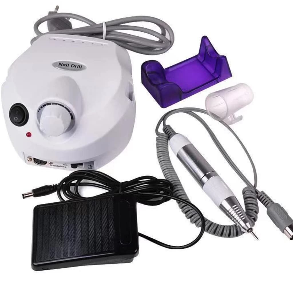 Lixadeira Elétrica para Unhas em Acrigel e Fibra Motor Porquinho 35000 rpm NAIL DRILL Profissional BIVOLT para Manicure
