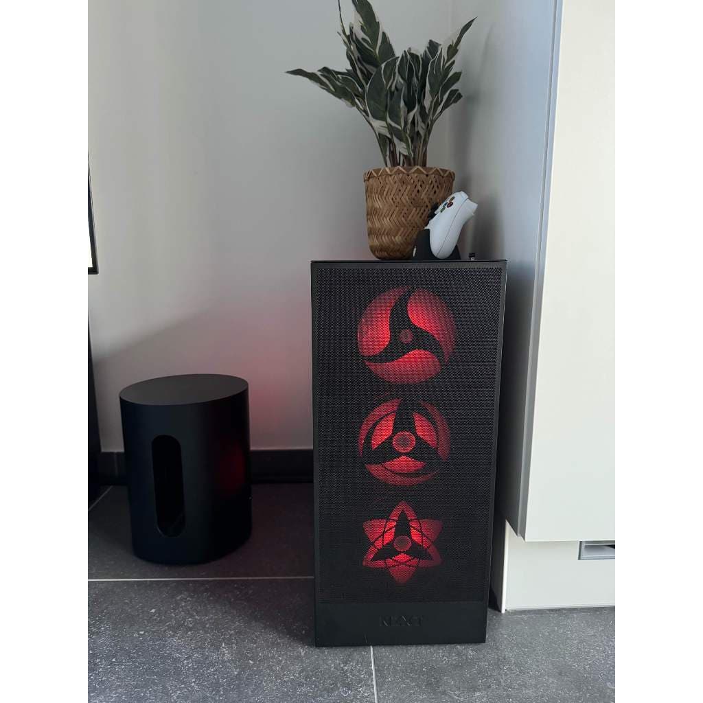 Grade para Fans PC 120mm – Sharingans - Naruto - Geek/Anime