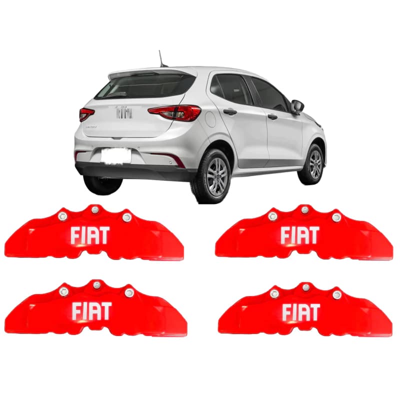 Kit 4 Capas Pinça De Freio Fiat Argo + Cola Alta Temperatura