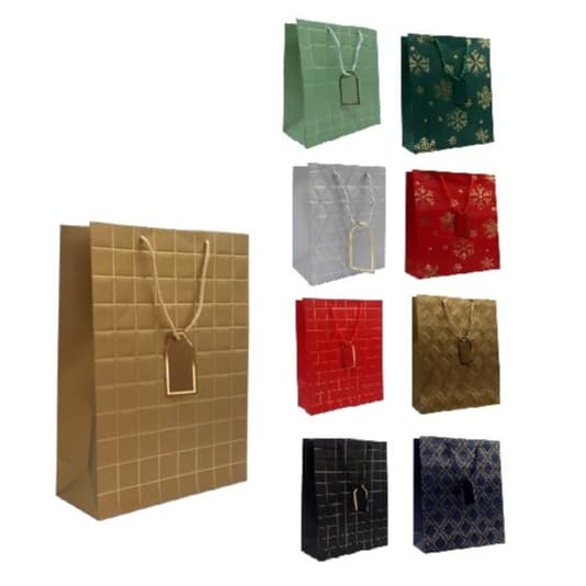 Sacola Papel presente e Embalagem Bolsa Coloridas Tam. P M G