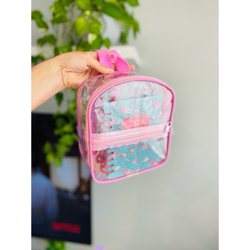 Mochila menina menino passeio lembrança para aniversário