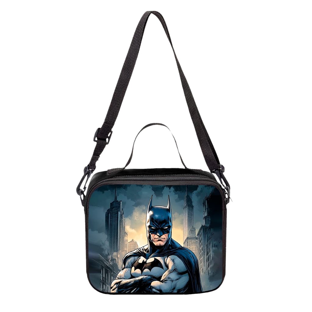 Lancheira Térmica Escolar Infantil Batman Reforçada