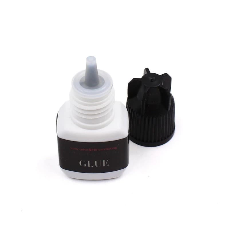 Cola de Cílios Funmix 5Ml Cor Preta De Baixo Odor Não Irritante Extensão De Iniciantes Profissionais