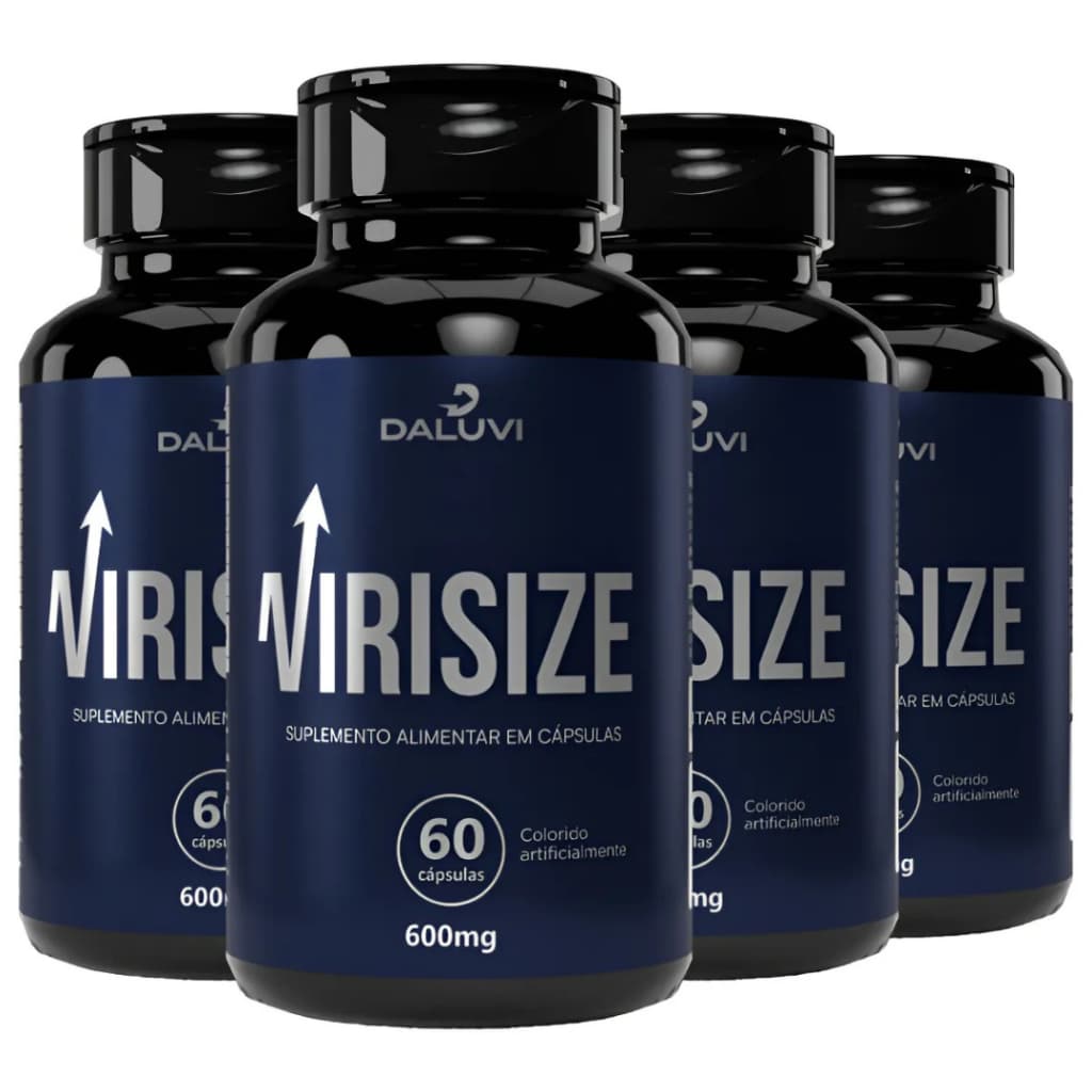 Virisize Original | 4 Potes | 240 Cápsulas