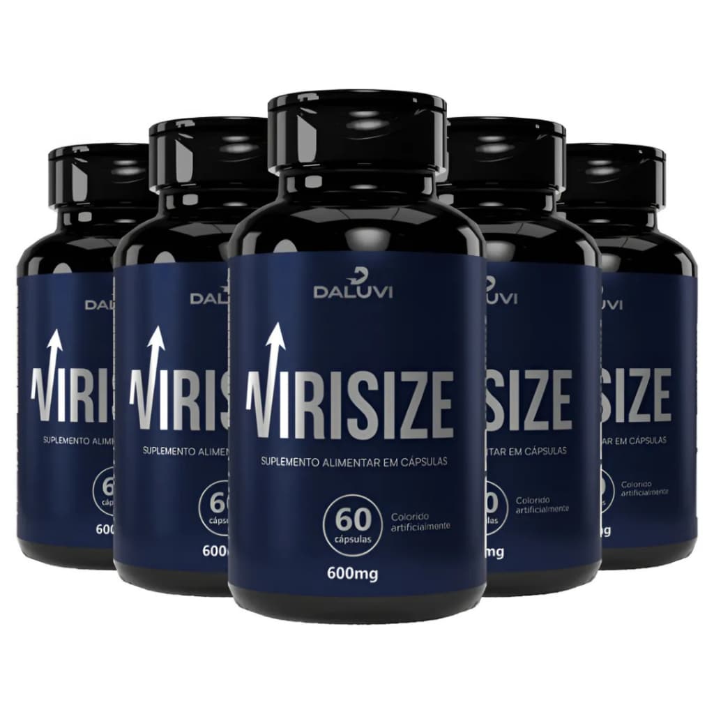 Virisize Original | 5 Potes | 300 Cápsulas