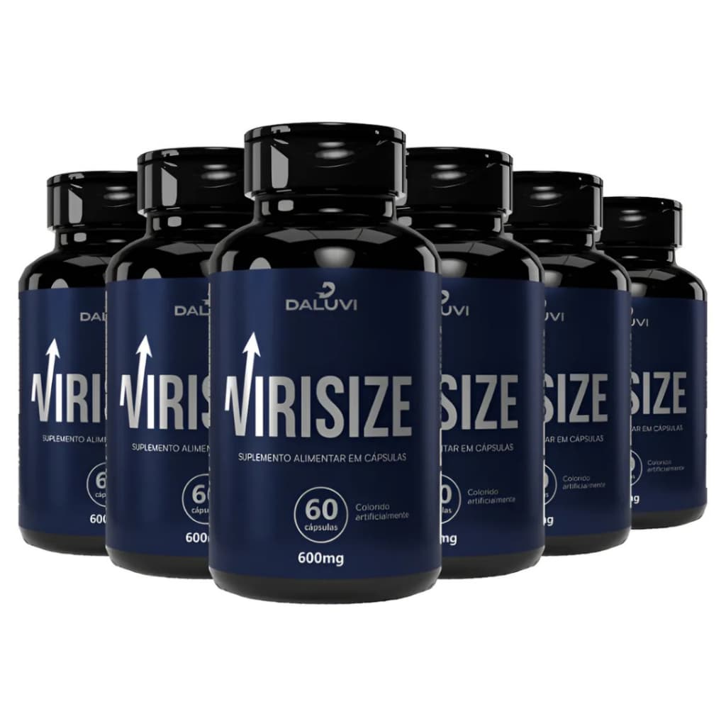 Virisize Original | 6 Potes | 360 Cápsulas
