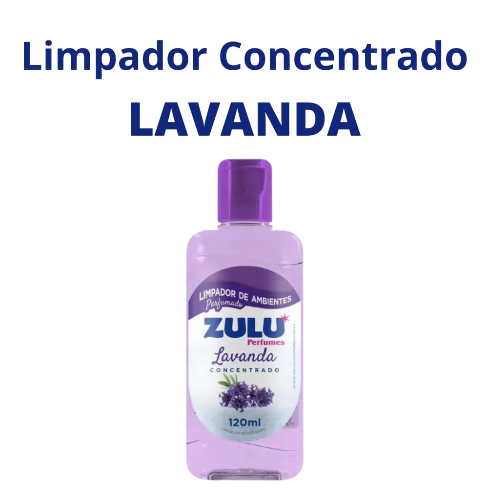 Kit limpador de ambientes Lavanda Zulu 120ML