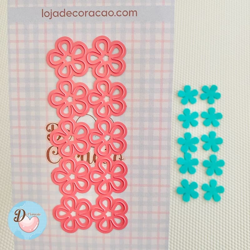 Faca de Corte Embossing - 10 Flores