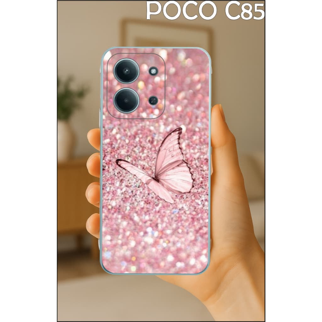 CAPA CAPINHA  DESENHOS VARIADOS BORBOLETAS CAPINHA  PARA C85 ANTI IMPACTO