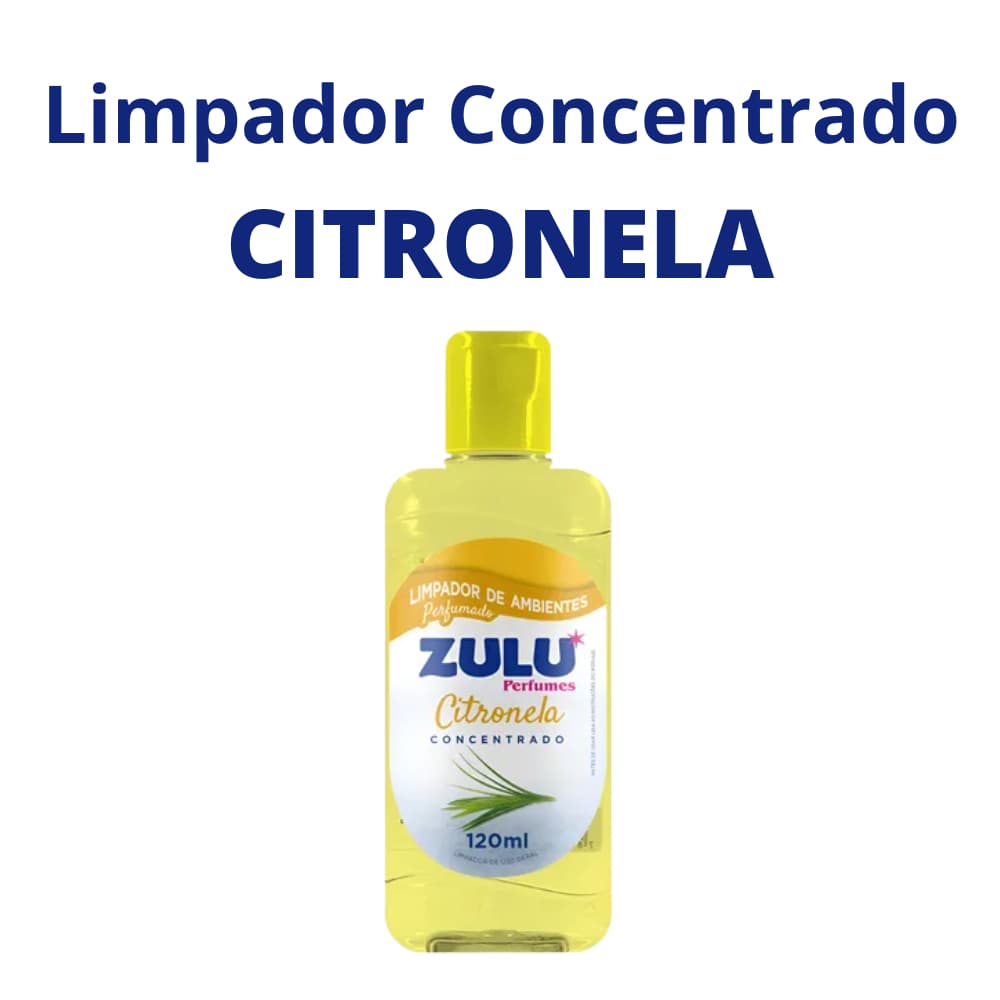 Kit limpador de ambientes Citronela Zulu 120ML