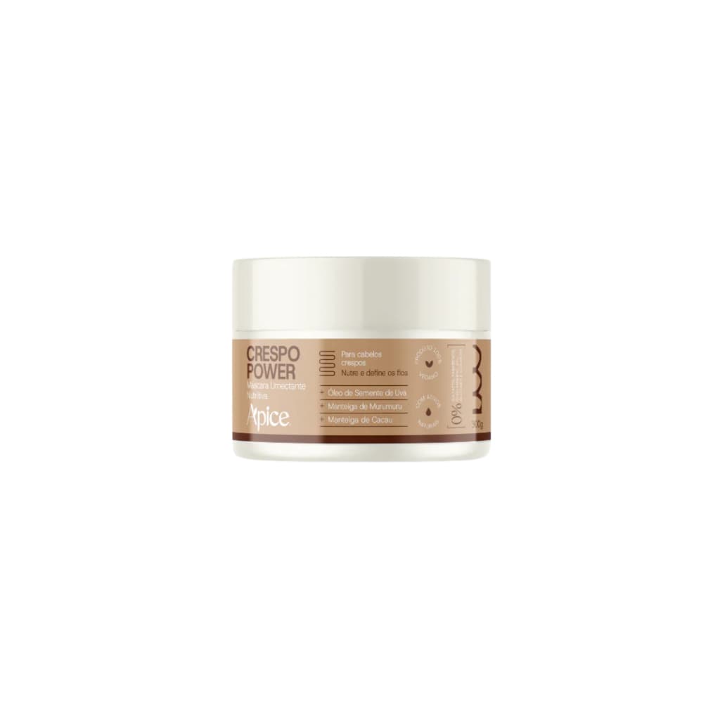 Máscara Hidratante Crespo Power Apice 300g Nutritiva Ação condicionante